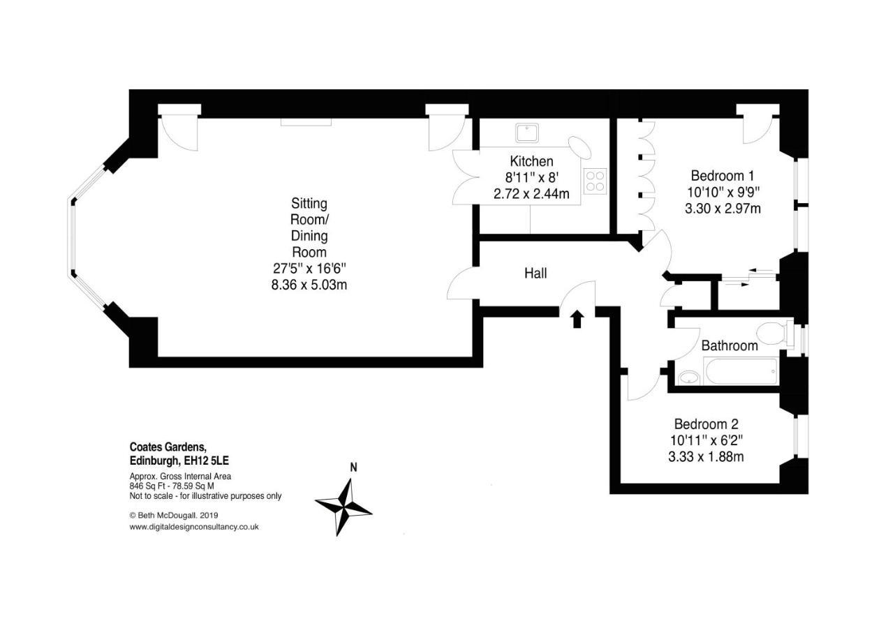 The Coates Gardens Residence إدنبرة المظهر الخارجي الصورة